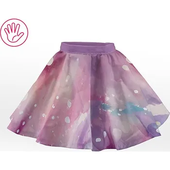 Panel se střihem na ušití oblečení pro panenku kolová sukně Clarissa - lesní víla