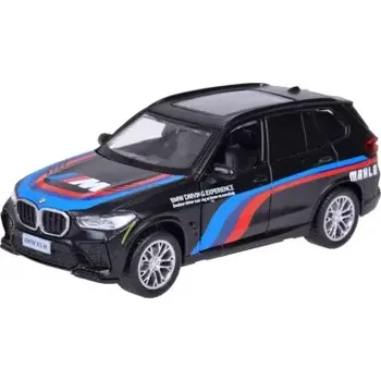 autíčko Kovový licencovaný automobil BMW X5M 1:43, černý