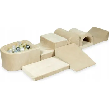 Dětské hřiště Pěnové dětské hřiště s bazénkem micro béžové