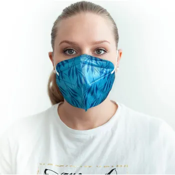 respirátor Balerina Czech s.r.o. Balerina zdravotnický nano respirátor FFP2 PFHM731 - Blue leaves