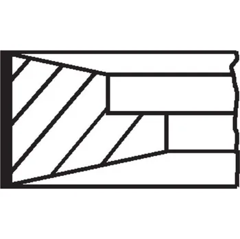 Píst motoru Sada pístních kroužků MAHLE 151 10 N0