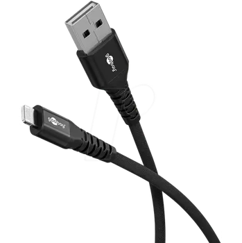 Datový kabel GOOBAY Kabel USB 2.0 vidlice Apple Lightning,USB A vidlice 1m černá