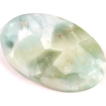 Přírodní kámen Kabošon Pectolite (zelený Larimar) č.3629 (40x26x6mm)