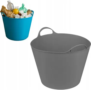 Odpadkový koš ODPADKOVÝ KOŠ TŘÍDĚNÝ ODPAD, RECYKLÁČNÍ NÁDOBA S RUKOJETI, FLEXIBILNÍ, 30 L