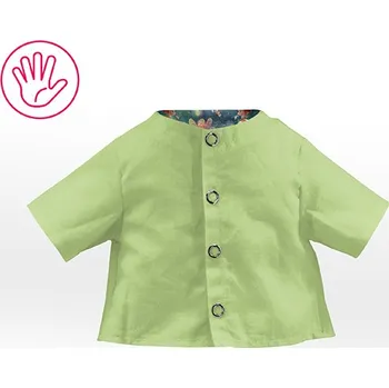 Panel se střihem na ušití oblečení pro panenku tričko Faith - zrzka pod květinou