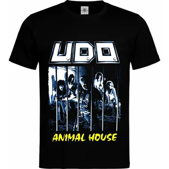 Pánské tričko Tričko U.D.O. | Animal house Druh: Pánské, Barva: Černá, Velikost: S