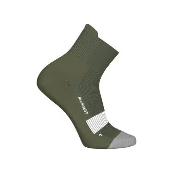 Pánské ponožky Mammut All-Mountain Targeted Cushion Quarter Socks 40329 Marsh-White zelená 39-41 EU