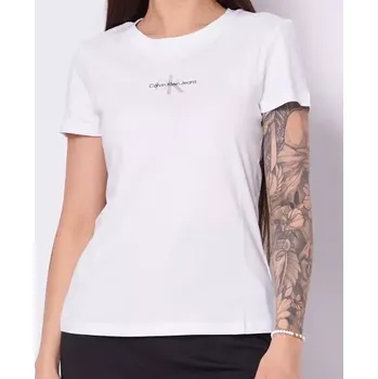 Dámské tričko Dámské triko Calvin Klein bílé, S (Tričko Calvin Klein doprava zdarma)