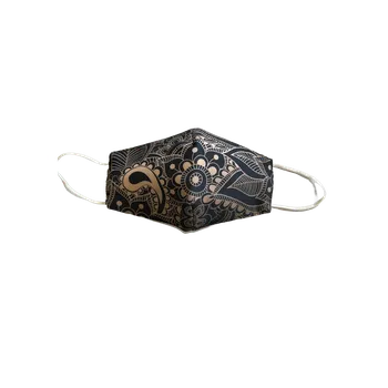 respirátor Stylová rouška - Dark flower