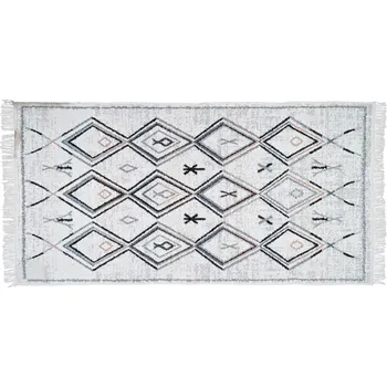 Koberec Kusový oboustranný vzorovaný koberec KILIM ETNO šedá 80x150 cm Multidecor