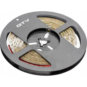 LED osvětlení LED pásek GTV LD-3528-300-20-ZB studená bílá 24 W 12 V 8 mm 5 m