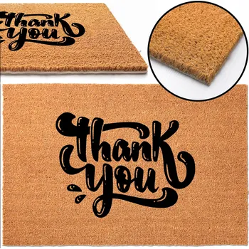 ROHOŽKA PŘED DVEŘE 40x60 THANK YOU Vzor