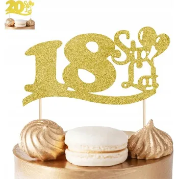 Obraz ZÁPICH DO DORTU K 18. NAROZENINÁM, ZLATÉ BROKÁTOVÉ PRO OSLAVU NAROZENIN