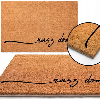 Rohožka KOKOSOVÁ ROHOŽKA 40x60 ke Dveřím s Nápisem