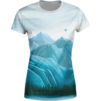 UTOPY Dámské sportovní tričko Winter Mountains, L