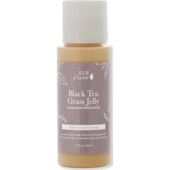 Pleťový krém 100% Pure Antioxidační pleťový krém Černý čaj a Grass Jelly 50 ml