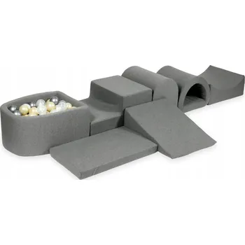 Dětské hřiště Pěnové dětské hřiště s bazénkem micro šedé