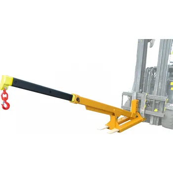 Paletový vozík Sklopné teleskopické jeřábové rameno WT, nosnost 2000 kg, délka 3000 mm