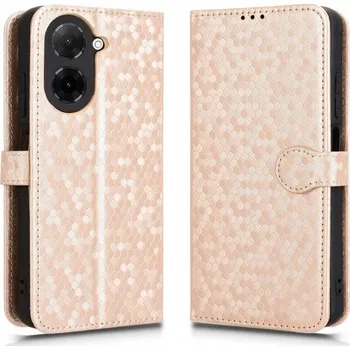 Pouzdro na mobilní telefon Flipové pouzdro Erbord pro Xiaomi Redmi A5, zlaté