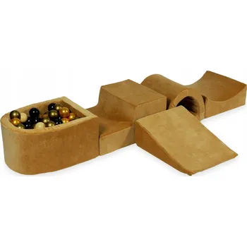 Dětské hřiště Pěnové dětské hřiště s tunelem, bazénkem a autíčkem micro carmel