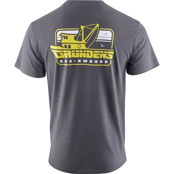 Rybářské oblečení Grundéns Tričko Commercial Boat SS T-Shirt Anchor - XL