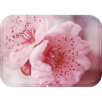 Koupelnová předložka KOUPELNOVÁ PŘEDLOŽKA PROTISKLUZOVÁ ANTIBAKTERIÁLNÍ 60X40 HIT KWIATY RÓŻOWE