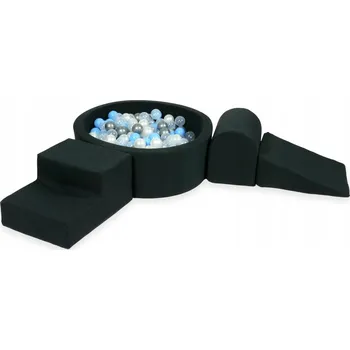 Dětské hřiště Pěnové dětské hřiště s kulatým bazénkem, grafitové