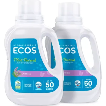 Prací prášek Ecos by Earth Friendly Products Hypoalergenní prací prostředek s enzymy – Levandule 1,5l Ecos