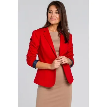 Dámská cargo bunda Dámské sako STYLOVE S154 RED XXL