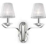 Ideal Lux PEGASO AP2 nástěnné svítidlo 2x E14 40W bez zdroje 43cm IP20, bílé