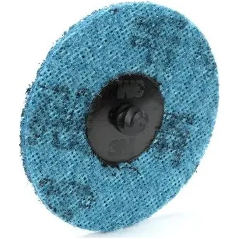 Brusný kotouč Leštící disk 76,2 x 4 mm 3M Scotch-Brite Roloc SC-DR A VFN velmi jemný, modrý
