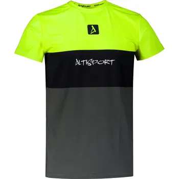 Pánské tričko Pánské funkční triko premium plus ALTISPORT VOJ/ALM051TR02 NEON-YELLOW XXL