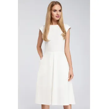 Dámské šaty Dámské šaty MOE M296 ECRU L
