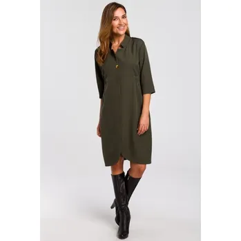 Dámské šaty Dámské šaty STYLOVE S189 KHAKI L