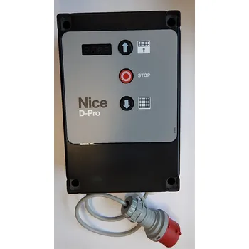 Pohon brány NICE S.p.A. DPRO Automatic říd. jednotka s ovlád. tlačítky na panelu pro 3-fáz. motory do max. 2.2kW,