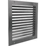 Větrací mřížka kovová Dalap GMAS s nastavitelnou žaluzií 300x300 mm, šedá