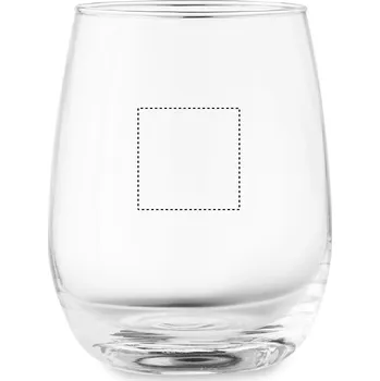 Karafa a pohárky ze skla 5 GLASS 1, 30x30mm Laserové gravírování, 1 barva