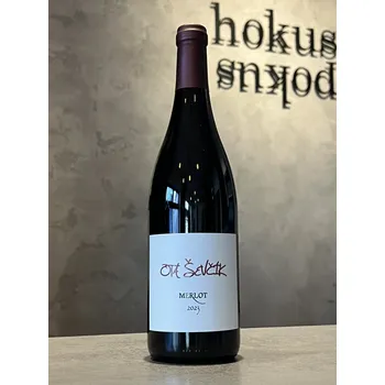 Víno Ota Ševčík - Merlot 2023 0,75 l - naturální víno