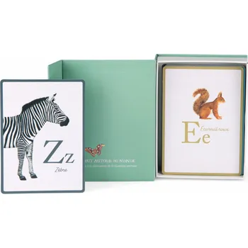 Desková hra MOULIN ROTY Karty ABC zvířata světa