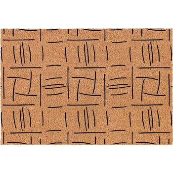 KOKOSOVÁ ROHOŽKA PŘED DVEŘE 40X60 cm TRWAŁA UNIWERSALNA MODNA VZOR