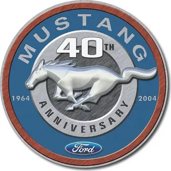 Plechová cedule Plechová cedule Ford Mustang 40th round