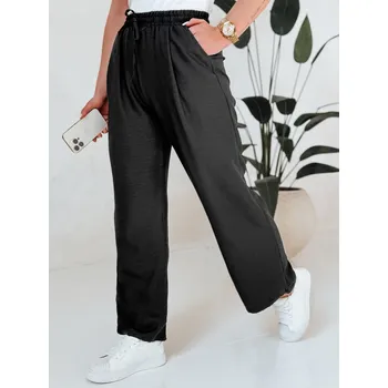 Dámské kalhoty wide leg MILLIVIO UY2661 Barva: Černá, Velikost: 2XL