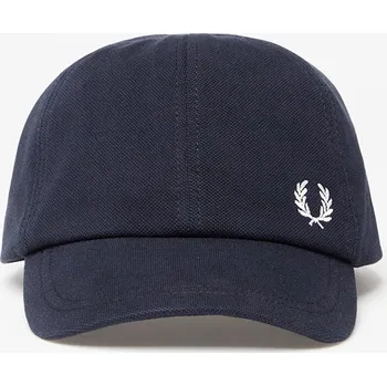Kšiltovka Kšiltovka FRED PERRY Pique Classic Cap Navy/ Snow White Universal