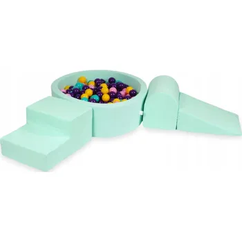 Dětské hřiště Dětské hřiště s kulatým bazénkem 90x30 cm, mátové