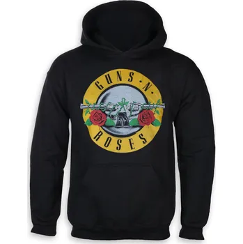 Pánská mikina mikina s kapucí pánské Guns N' Roses - Classic Logo - ROCK OFF - GNRHD04MB - XL