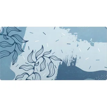 Obraz Podložka pod notebook / podložka na stůl s abstraktním rostlinným vzorem, 90x45 cm