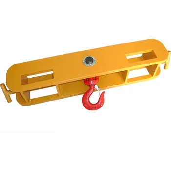 Stavební technika Závěsný hák na dvě vidlice vysokozdvižného vozíku UH 2/200, nosnost 2000 kg