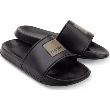 Rybářské oblečení Nash Pantofle Sliders Black vel.10/44