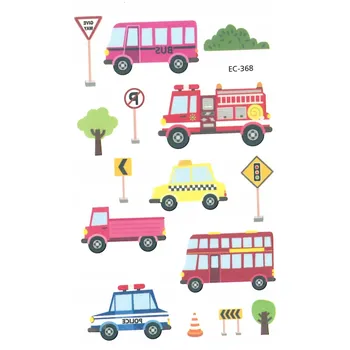 Odstranitelné tetování Smyvatelné tetování pro děti - Auta EC368