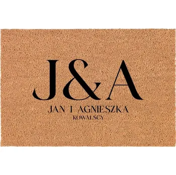 Rohožka Vstupní rohožka s VLASTNÍM JMÉNEM 40x60 cm